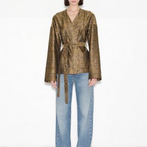 Gilet GALICE JACQUARD COFFEE