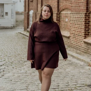 Jupe courte en maille - Jupe Ama