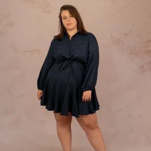 Robe chemise coupe patineuse - Robe Marianne