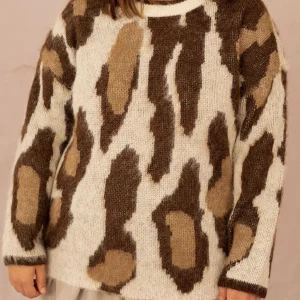 Pull à imprimé animal - Pull Edelie