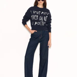 Pull ample court P-MESSENGER DARK NAVY