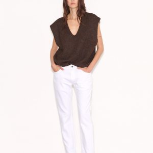 Pull ample sans manches PALLAVI CHOCO