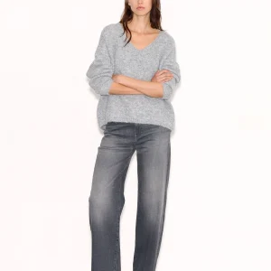 Pull ample PALLAVIA GRIS CHINE