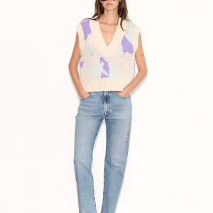 Pull confort sans manches PIO JACQUARD LOBSTER