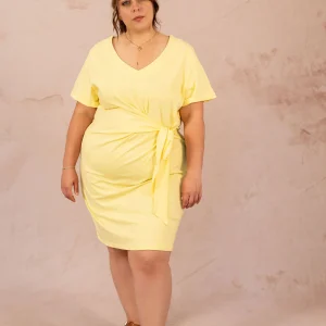 Robe t-shirt effet drapé - Robe Sunny
